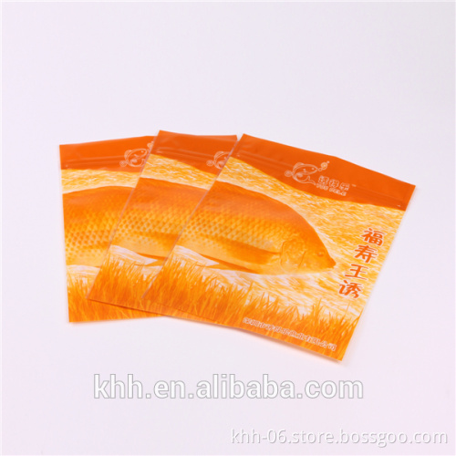 Plastic frozen food packaging bag,embossed vacuum sealer bag